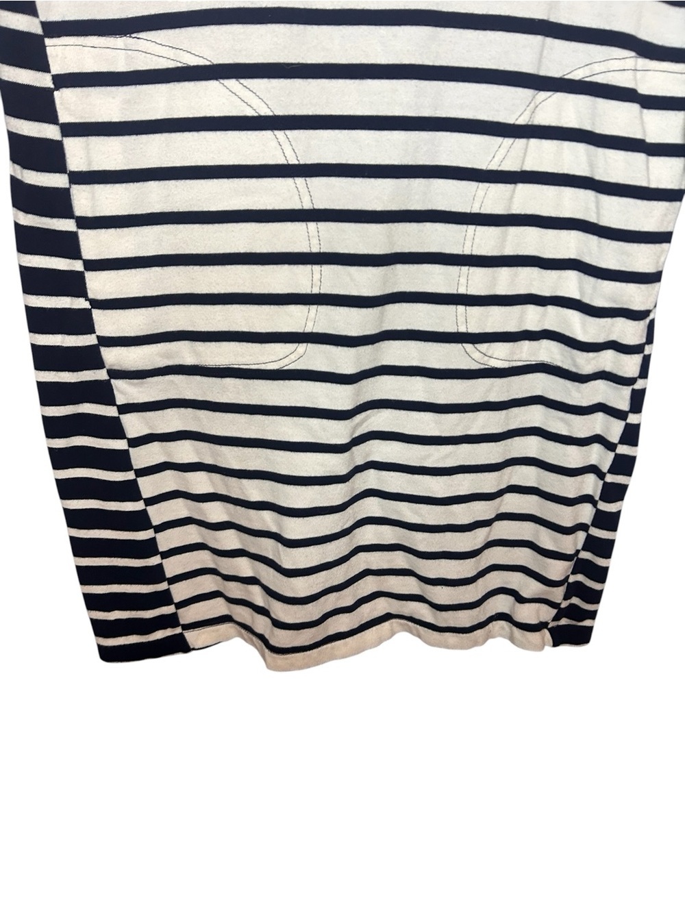 Crewcuts by J.Crew Navy & White Striped Nautical Dress Girls Size 14 - Picture 5 of 9